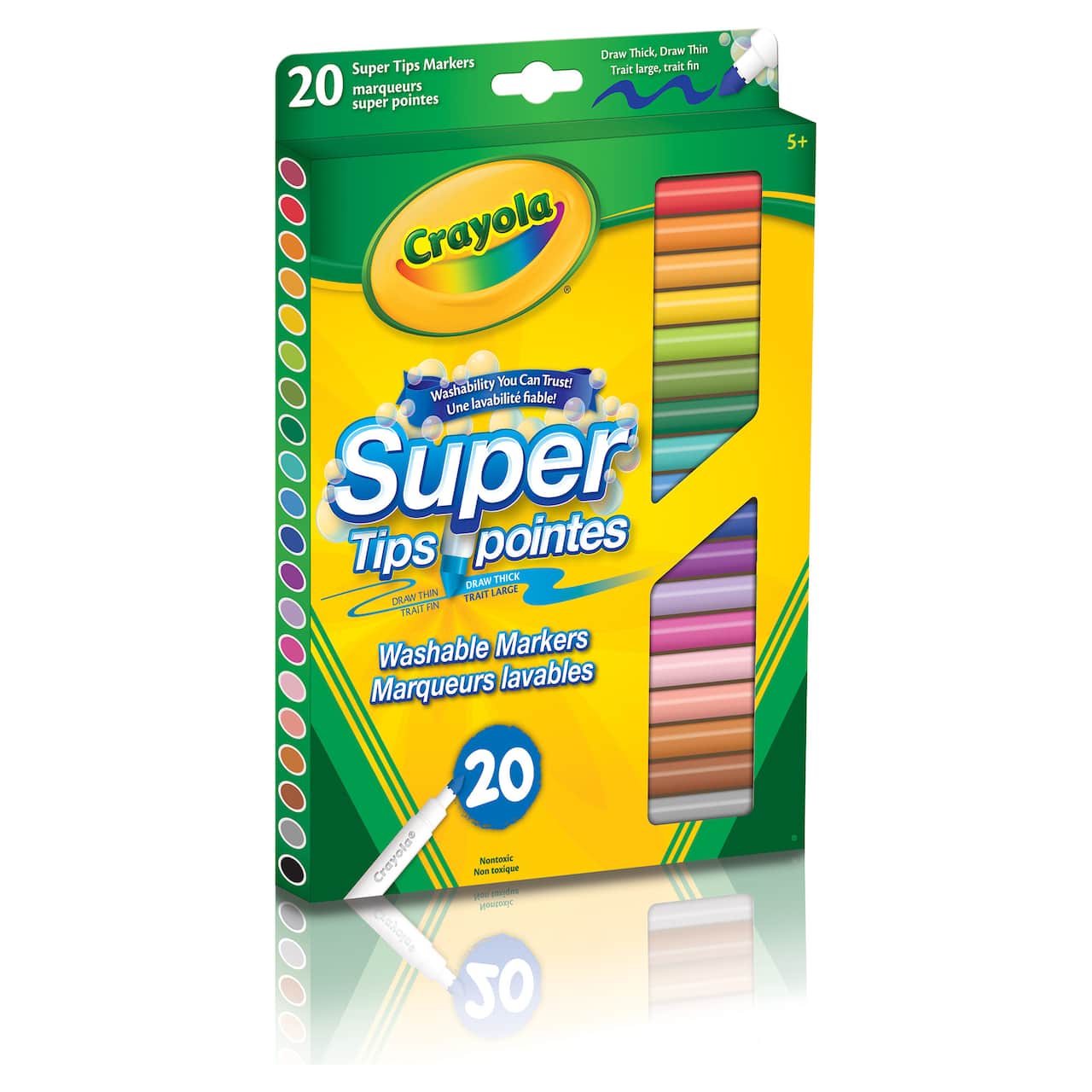 12 Packs: 20 ct. (240 total) Crayola Super Tips Washable Markers